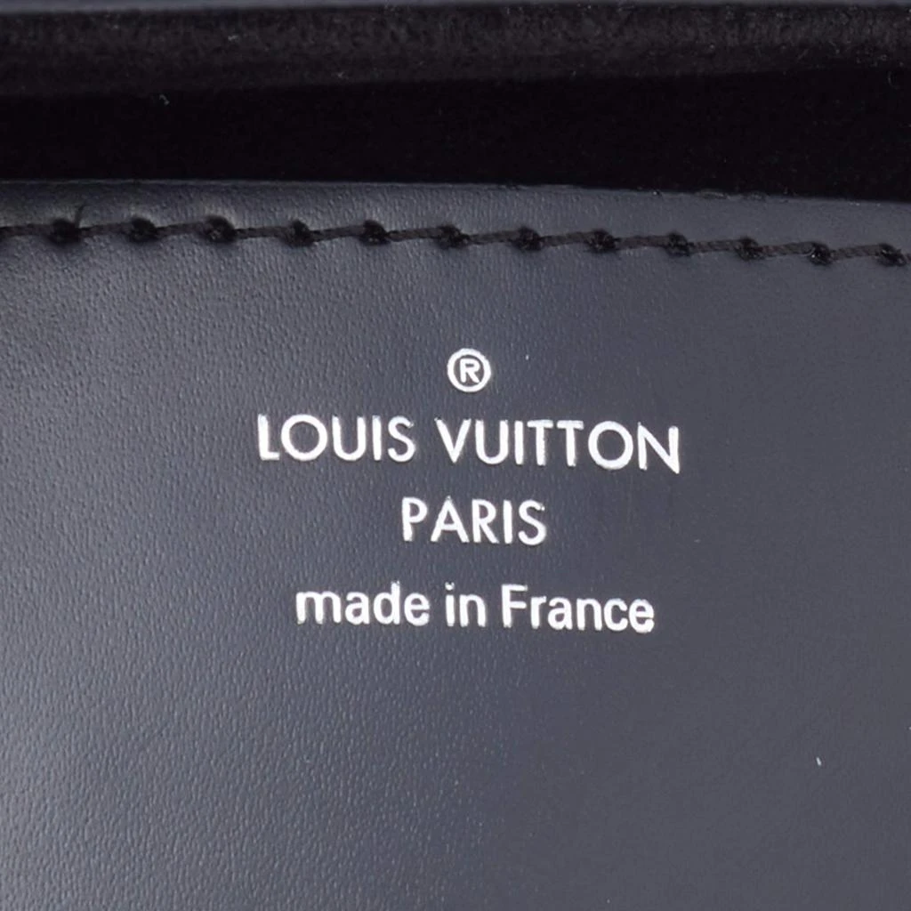 Louis Vuitton Black Leather Limited Edition Grommet Embellished Twist MM Bag 商品