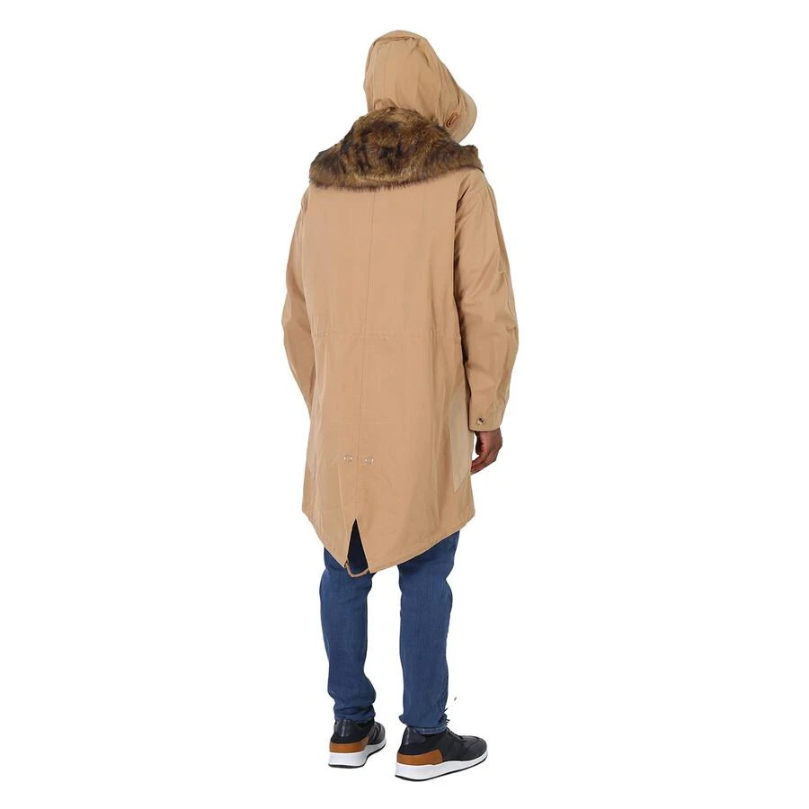 商品Burberry|Cotton-twill Blend Parka Coat With Detachable Hood,价格¥3696,第3张图片详细描述