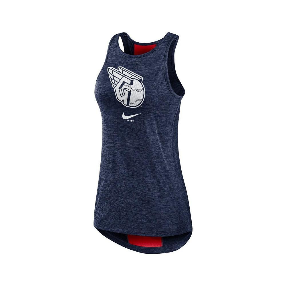 商品NIKE|Women's Navy Cleveland Guardians Right Mix High Neck Tank Top,价格¥283,第4张图片详细描述