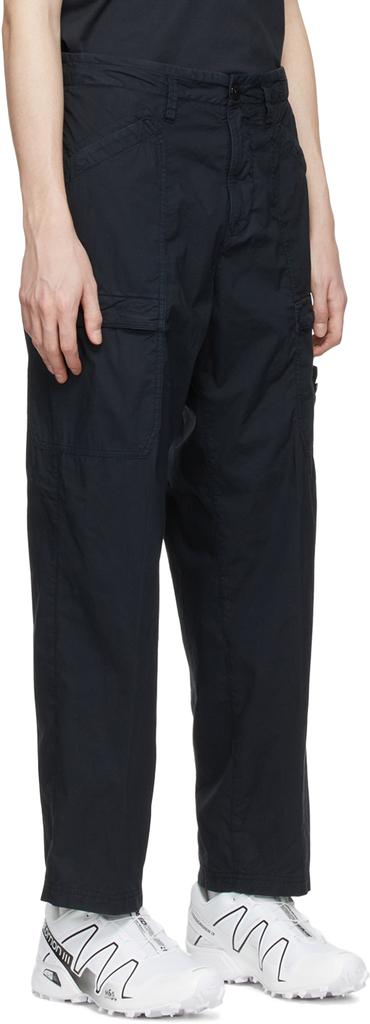 Navy Cotton Cargo Pants商品第2张图片规格展示