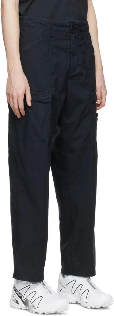 商品Stone Island|Navy Cotton Cargo Pants,价格¥2138,第2张图片详细描述