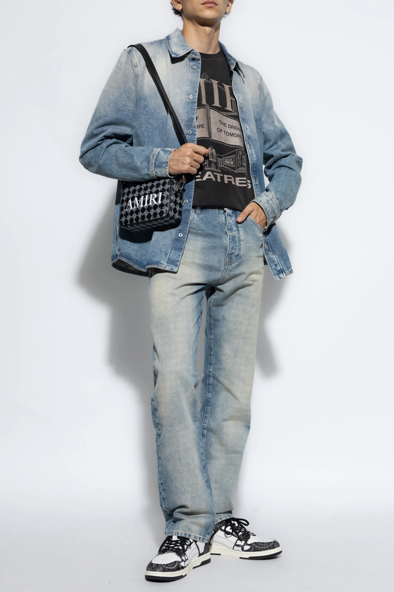 商品【商品预售7天】 AMIRI|AMIRI 男士牛仔裤 AMDNGH10480406 蓝色,价格¥3153 描述