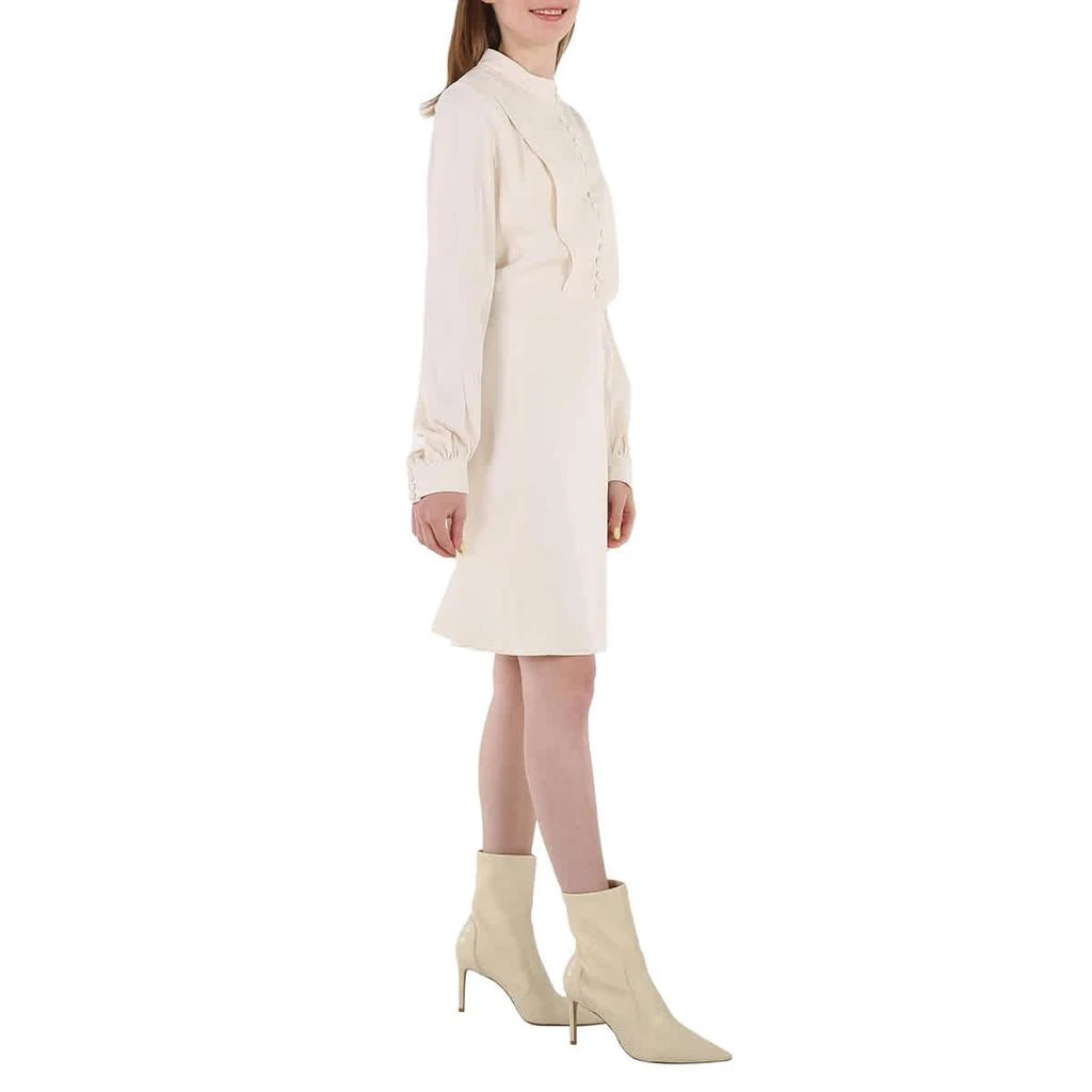 商品Chloé|White Buttoned Long-sleeve Dress,价格¥4163-¥4554,第2张图片详细描述