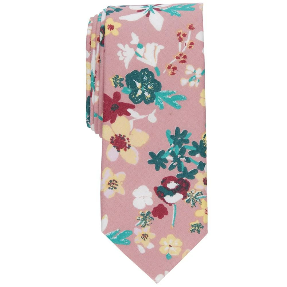 商品Bar III|Men's Floral Skinny Tie, Created for Macy's,价格¥88,第1张图片