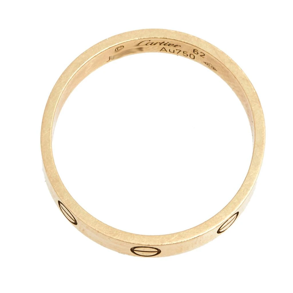 Cartier Love 18K Yellow Gold Narrow Wedding Band Ring Size 62 商品
