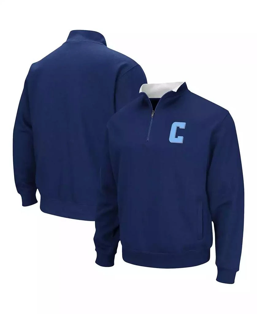 商品Colosseum|Men's Navy Columbia University Tortugas Team Logo Quarter-Zip Jacket,价格¥278,第1张图片