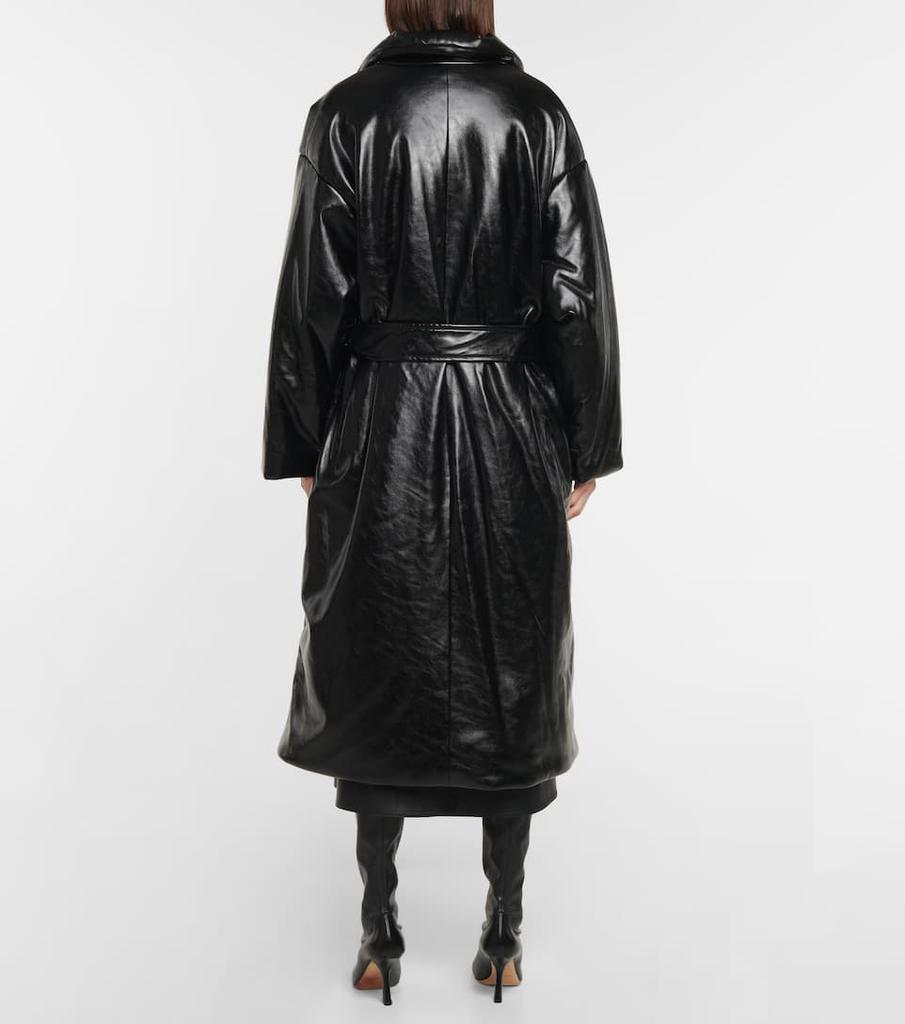 Irma belted faux leather coat商品第3张图片规格展示