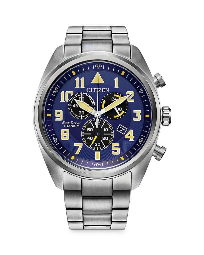 商品Citizen|Eco-Drive Garrison Chronograph Super Titanium Watch, 44mm,价格¥3150,第1张图片