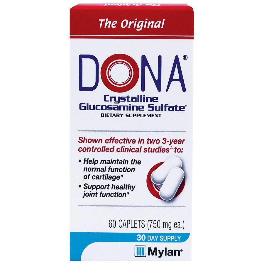 商品DONA|Crystalline Glucosamine Sulfate, 750 mg,价格¥297,第1张图片