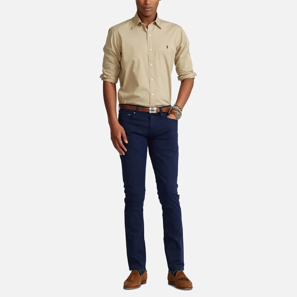 商品Ralph Lauren|Polo Ralph Lauren Men's Slim Fit Garment Dyed Twill Shirt - Surrey Tan,价格¥934,第5张图片详细描述