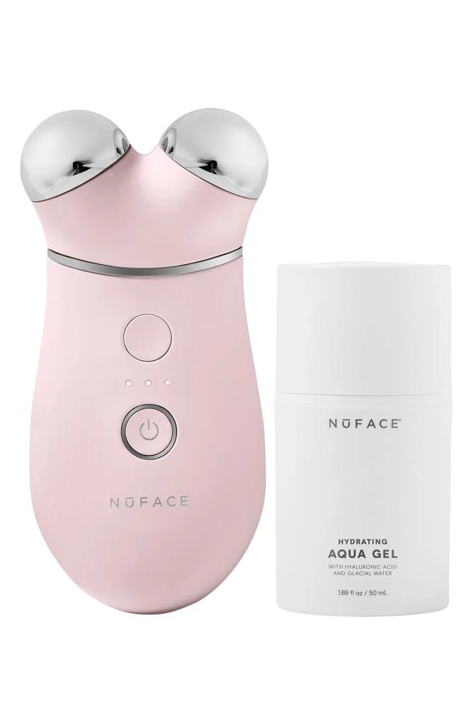 商品NuFace|Trinity Smart Advanced Facial Toner Device Set - Sandy Rose - Refurbished,价格¥986,第1张图片