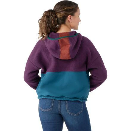 商品SmartWool|Hudson Trail Fleece Cropped Hoodie - Women's,价格¥1381,第2张图片详细描述