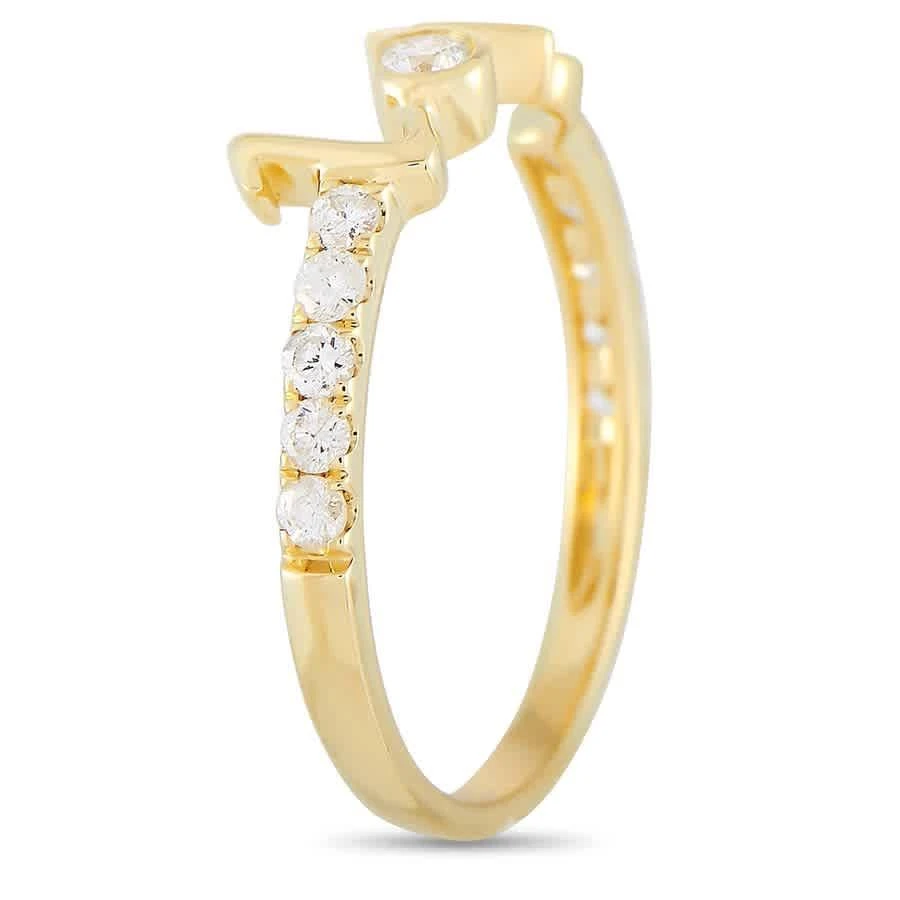 商品LB Exclusive|14K Yellow Gold 0.25 ct Diamond Love Ring,价格¥3035,第2张图片详细描述