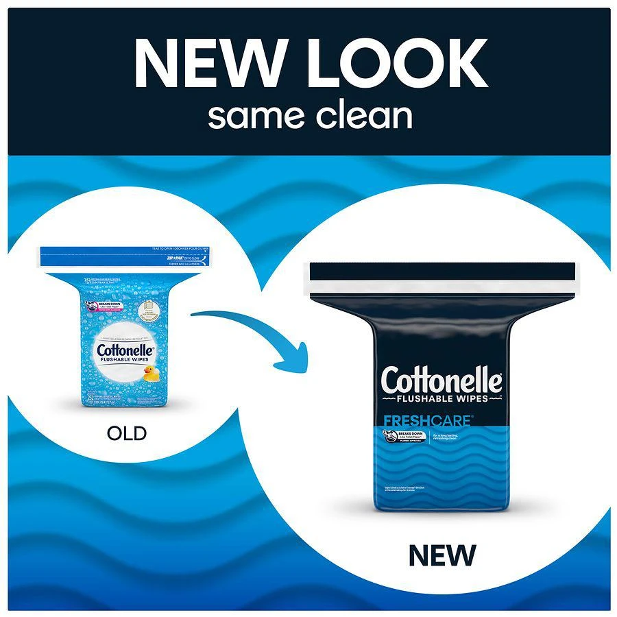 商品Cottonelle|Flushable Wet Wipes, Refill Pack,价格¥75,第3张图片详细描述