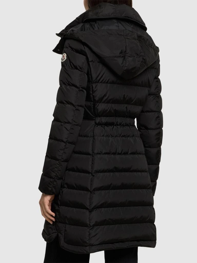 商品Moncler|Flammette Nylon Long Down Jacket,价格¥15927,第3张图片详细描述