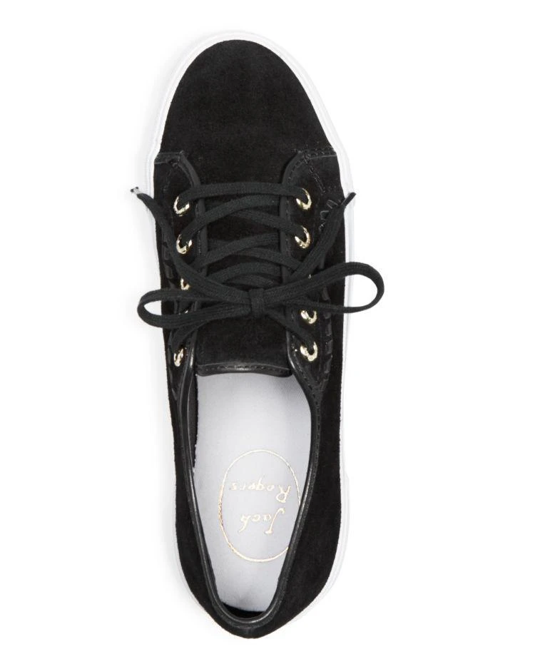 商品Jack Rogers|Women's Carter Suede Lace Up Sneakers,价格¥341,第3张图片详细描述