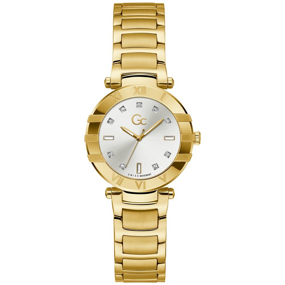 Gc Cruise Women's Swiss Gold-Tone Stainless Steel Bracelet Watch 32mm商品第1张图片规格展示