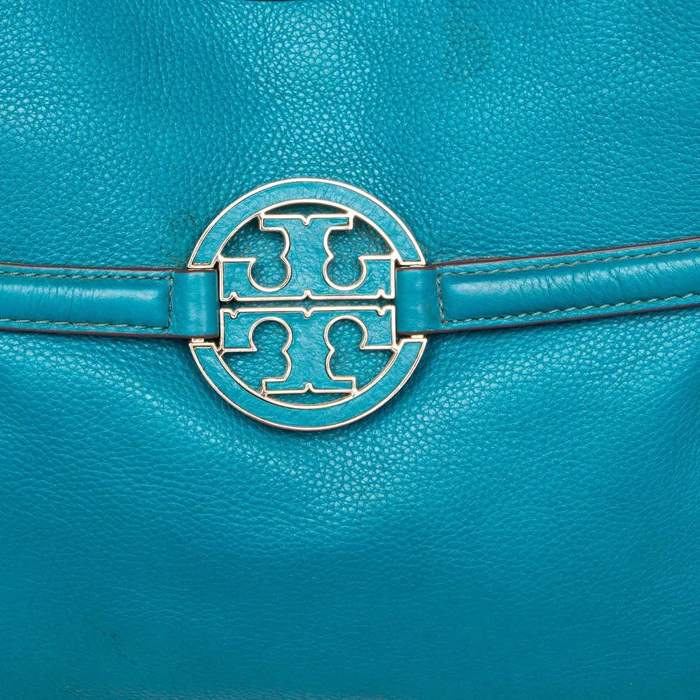 商品[二手商品] Tory Burch|Tory Burch Blue Leather Amanda Tote,价格¥768,第5张图片详细描述