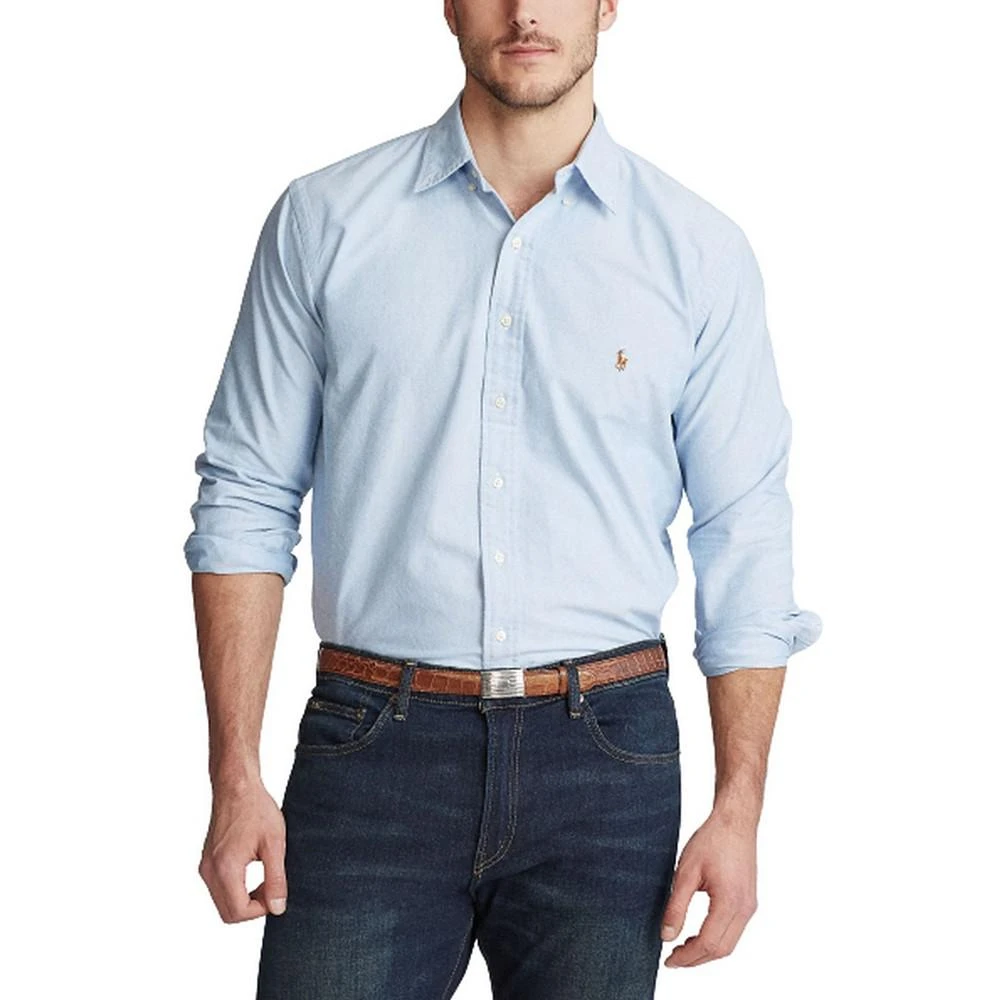 商品Ralph Lauren|Men's Big & Tall Classic Fit Long-Sleeve Oxford Shirt,价格¥938,第1张图片