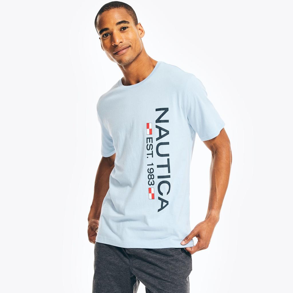 Nautica Mens Logo Sleep T-Shirt商品第3张图片规格展示
