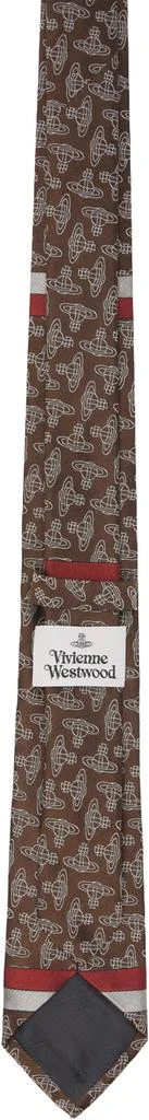 商品Vivienne Westwood|Brown Logo Tie,价格¥399,第2张图片详细描述