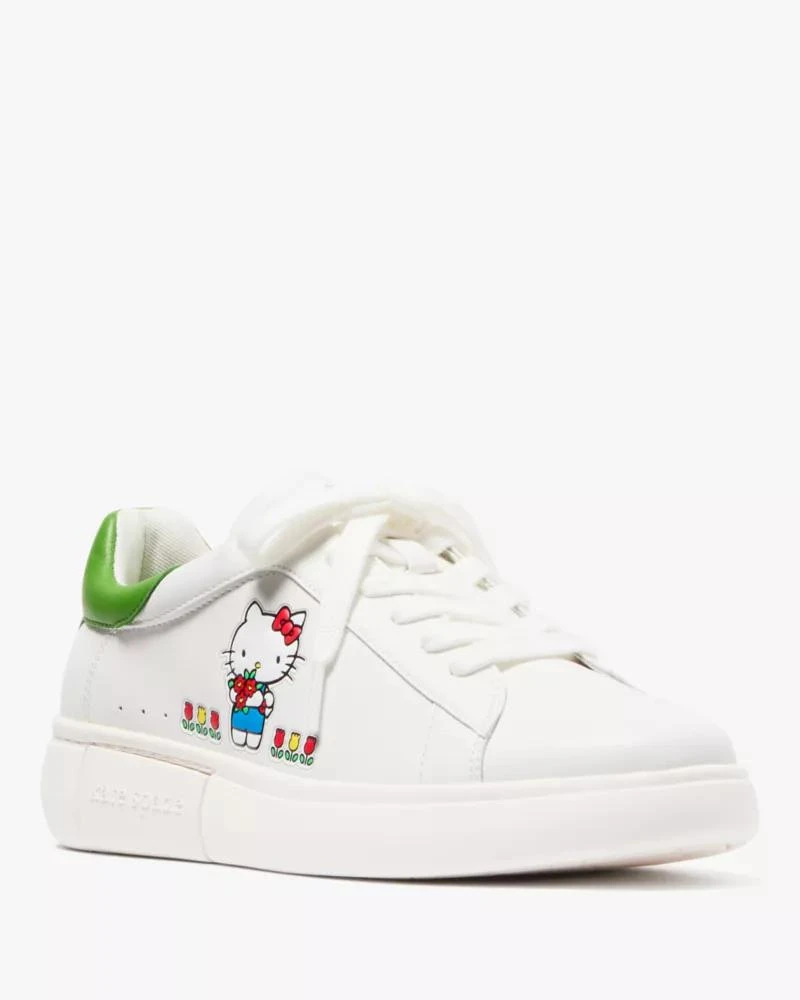 商品Kate Spade|Hello Kitty X Kate Spade New York Leather Sneaker,价格¥963,第2张图片详细描述