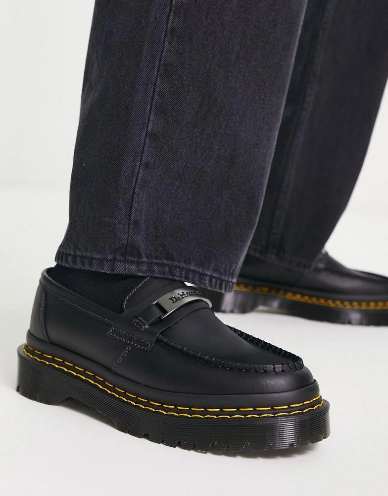 商品Dr. Martens|Dr Martens Penton Bex double stitch loafer in black,价格¥1665,第2张图片详细描述