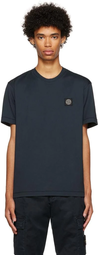 商品Stone Island|Navy Patch T-Shirt,价格¥977,第1张图片