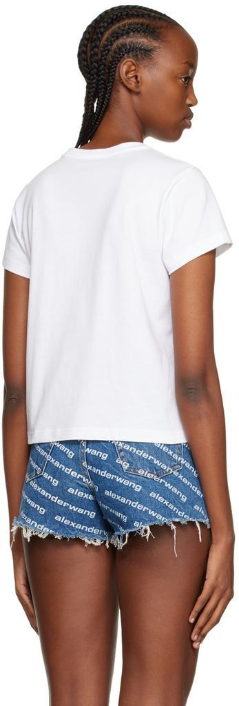 商品Alexander Wang|White Puff Shrunken T-Shirt,价格¥552,第5张图片详细描述