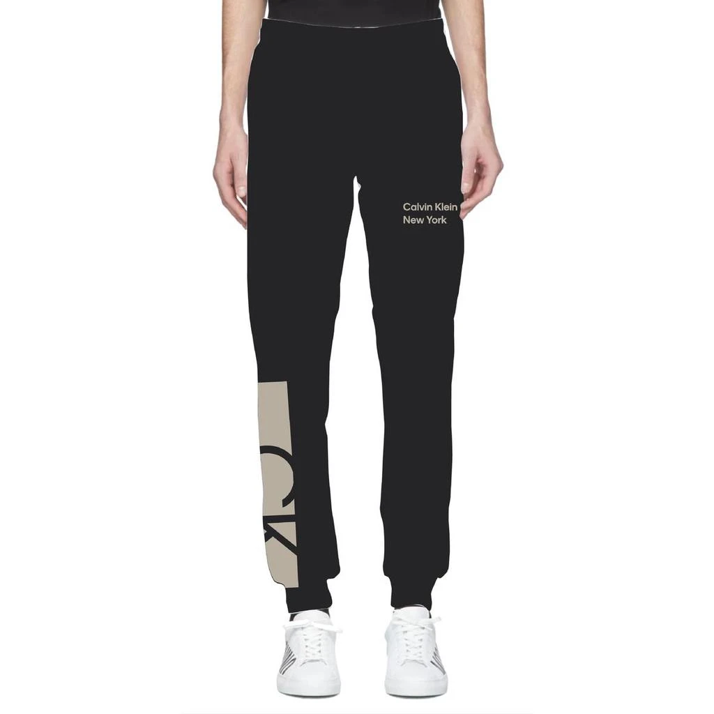 商品Calvin Klein|Calvin Klein Men's 68 Knockout Printed Logo Fleece Lined Joggers,价格¥139,第1张图片