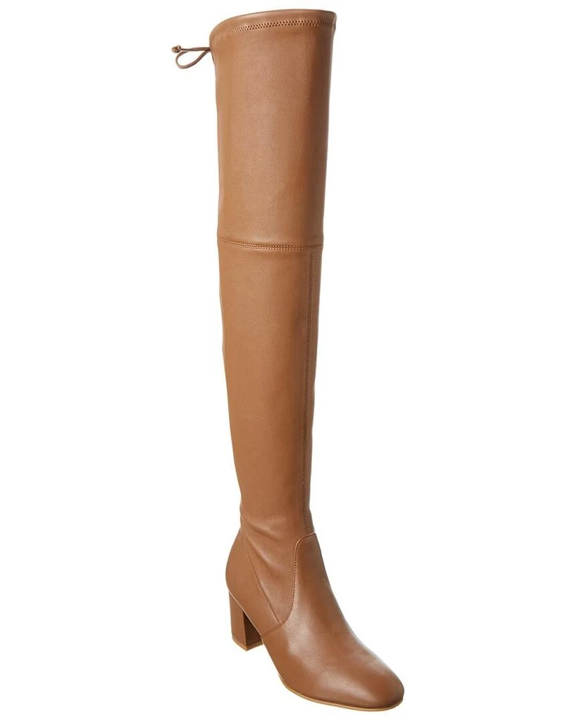 商品Stuart Weitzman|Stuart Weitzman Genna Leather Over-The-Knee Boot,价格¥1334,第4张图片详细描述