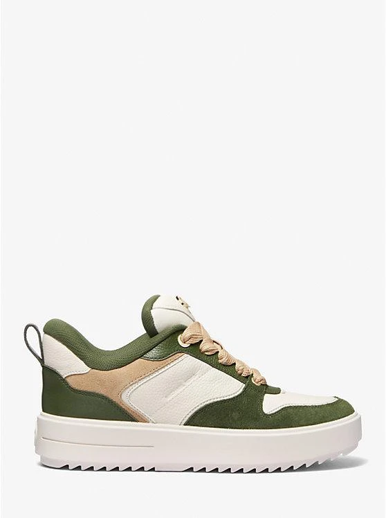 商品Michael Kors|Rumi Color-Block Leather Platform Sneaker,价格¥445,第2张图片详细描述