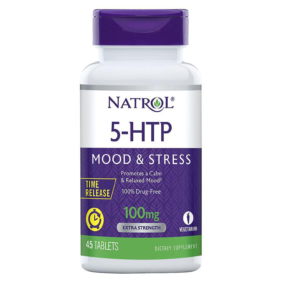 5-HTP Time Release 100 mg Dietary Supplement Tablets商品第1张图片规格展示