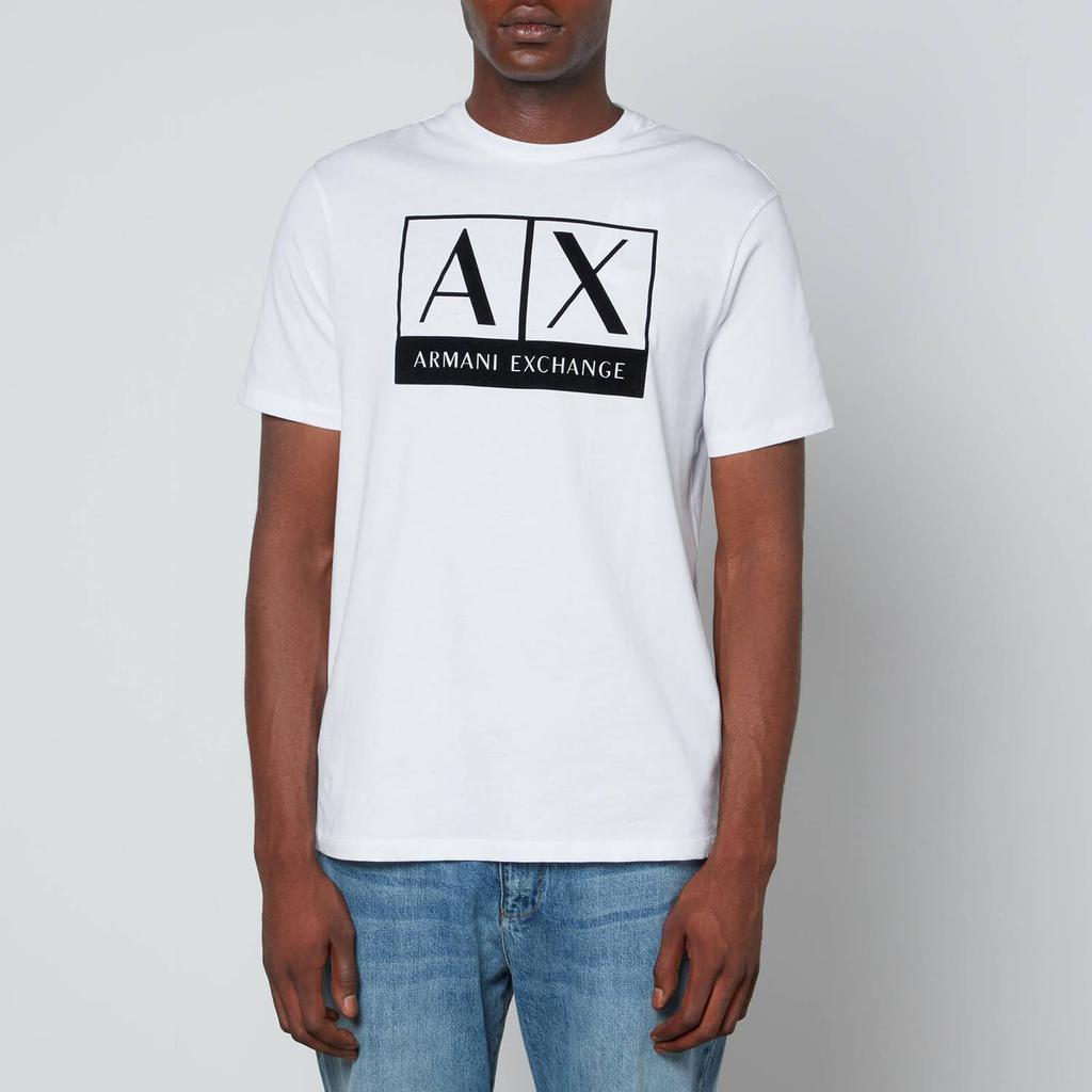 Armani Exchange Ax Logo Cotton-Jersey T-Shirt商品第1张图片规格展示