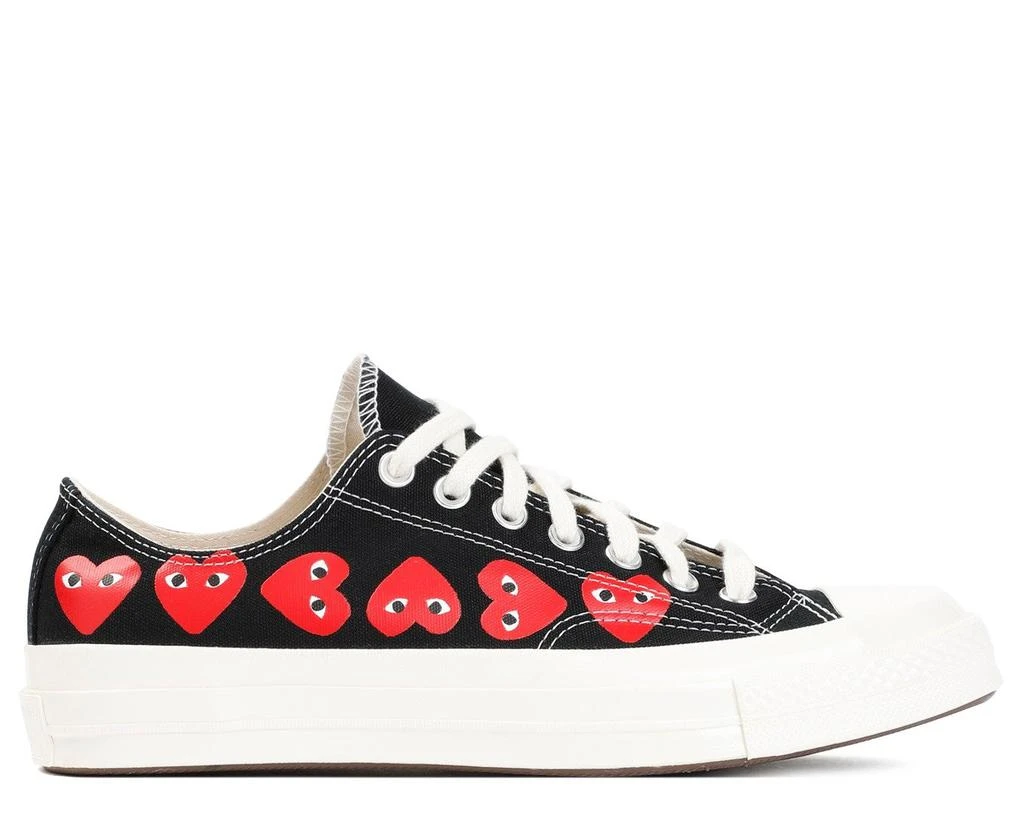 商品Comme des Garcons|Comme des Garçons Play X Converse Chuck 70 Low-Top Sneakers,价格¥863,第1张图片