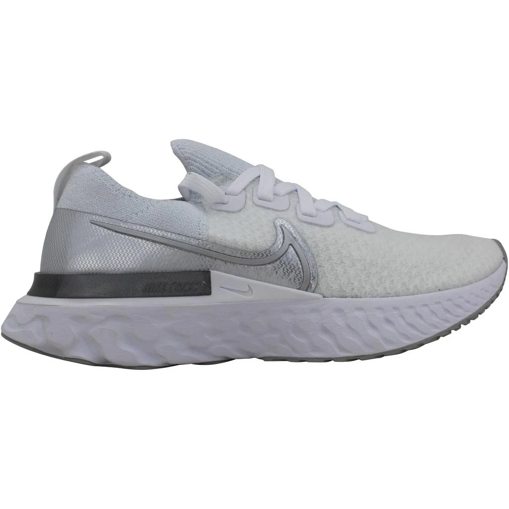 商品NIKE|Nike React Infinity Run Flyknit True White/Metallic Silver  CD4372-101 Women's,价格¥483,第1张图片