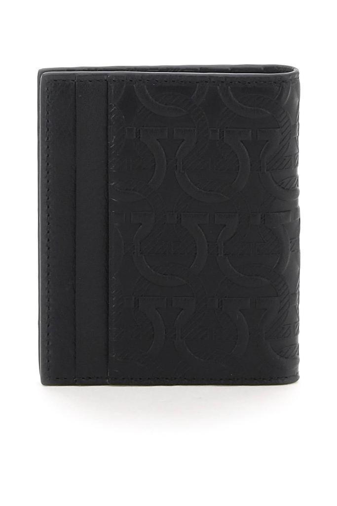 商品Salvatore Ferragamo|Salvatore ferragamo embossed leather bi-fold cardholder,价格¥2351,第5张图片详细描述