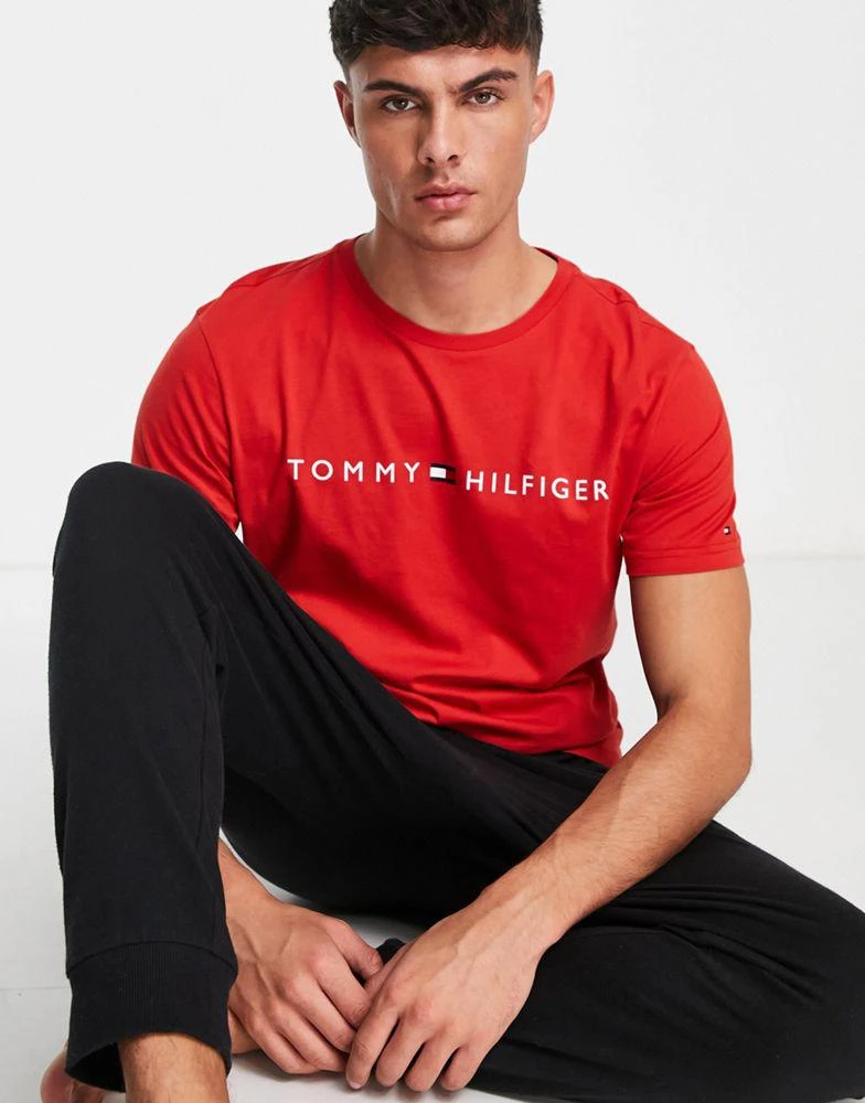 商品Tommy Hilfiger|Tommy Hilfiger t-shirt in red,价格¥345,第4张图片详细描述