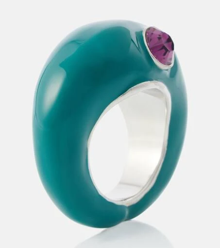 商品Dries Van Noten|Crystal-embellished enameled ring,价格¥1480,第3张图片详细描述