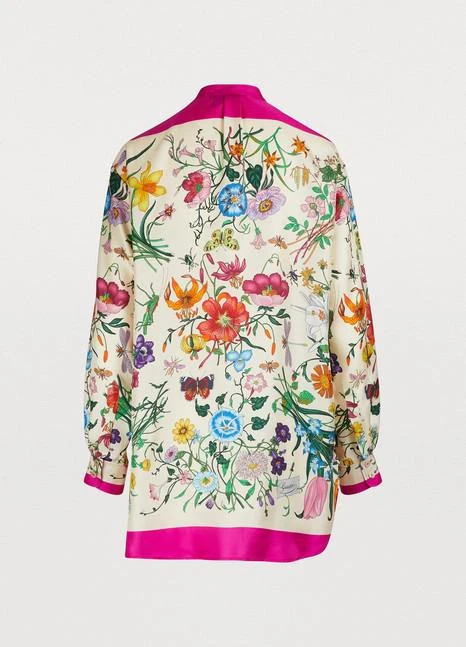 商品Gucci|Flora silk shirt,价格¥14556,第3张图片详细描述