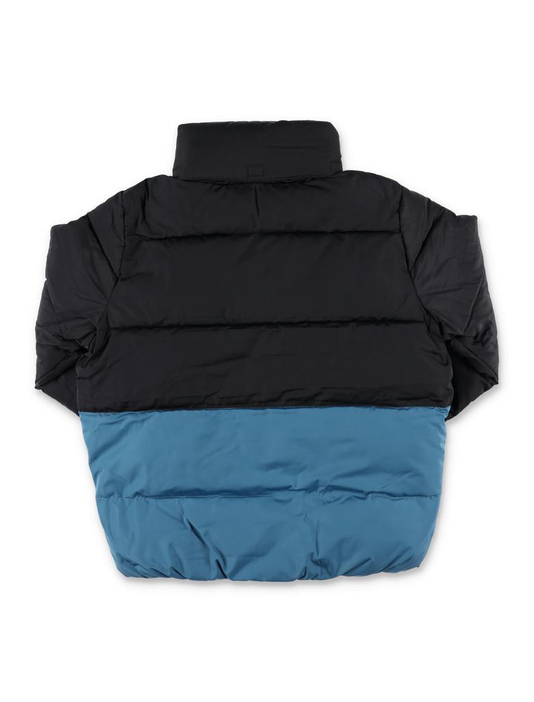 Stella McCartney Kids Bicolor Puffer Jacket商品第2张图片规格展示