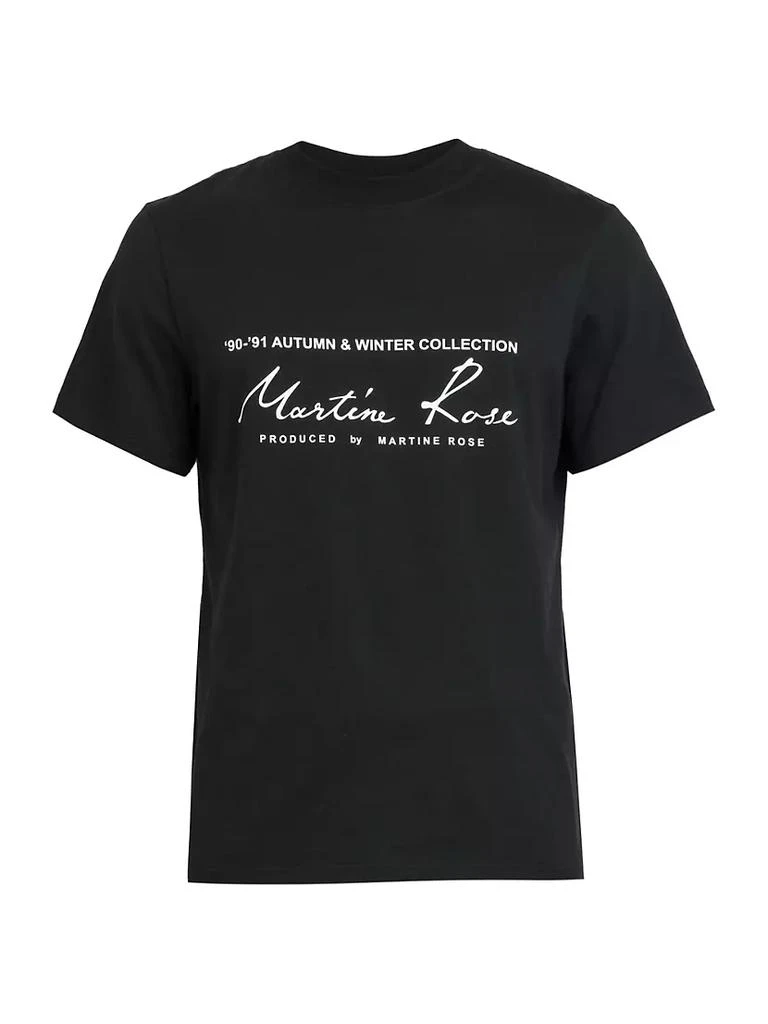 商品Martine Rose|Logo Cotton T-Shirt,价格¥621,第1张图片