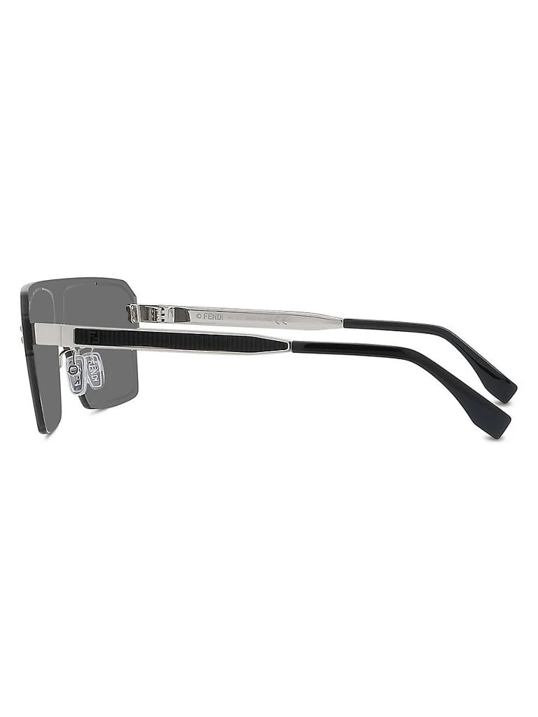 商品Fendi|Fendi Fragment 142MM Shield Sunglasses,价格¥3071,第3张图片详细描述