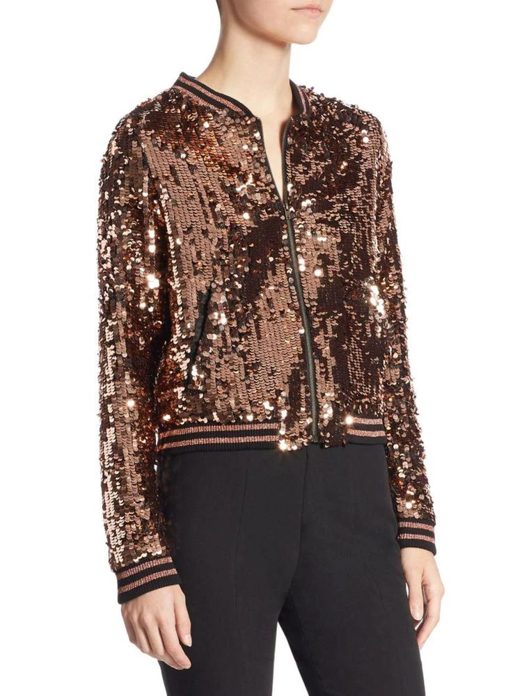 商品Scripted|Cropped Sequined Jacket,价格¥664,第3张图片详细描述