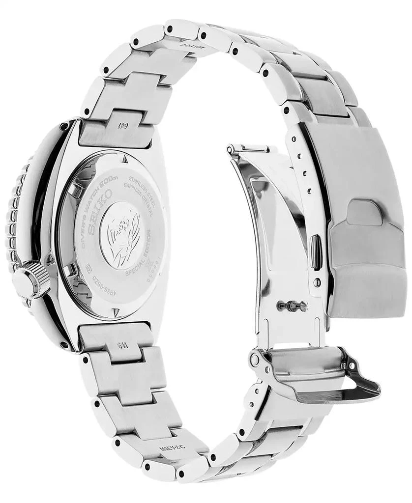 商品Seiko|Men's Prospex Blue Manta Ray Diver Stainless Steel Bracelet Watch 45mm - A Special Edition,价格¥3488,第3张图片详细描述