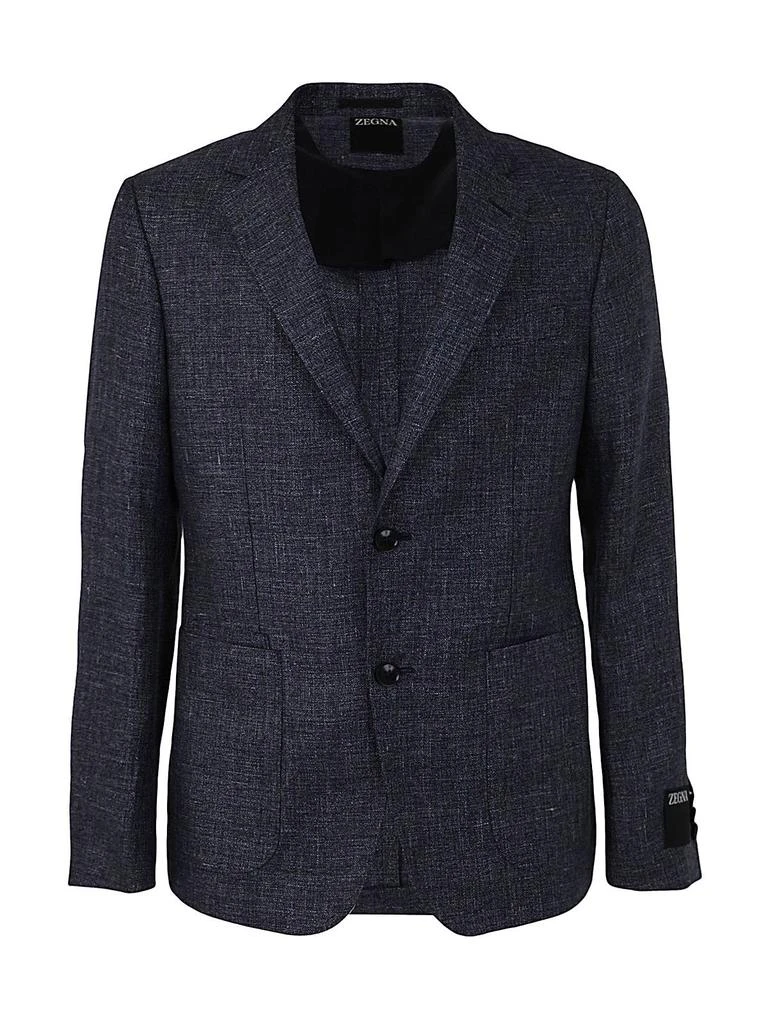 商品Zegna|Z Zegna Single-Breated Long-Sleeved Blazer,价格¥5519,第1张图片