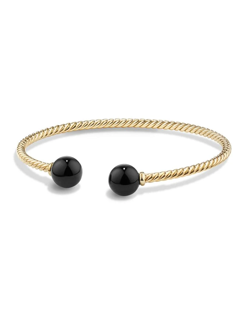 商品David Yurman|Solari 18K Gold & Onyx Cuff Bracelet,价格¥7660,第1张图片
