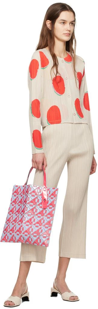 商品Issey Miyake|Red & Blue Connect 6x6 Tote,价格¥3105,第4张图片详细描述