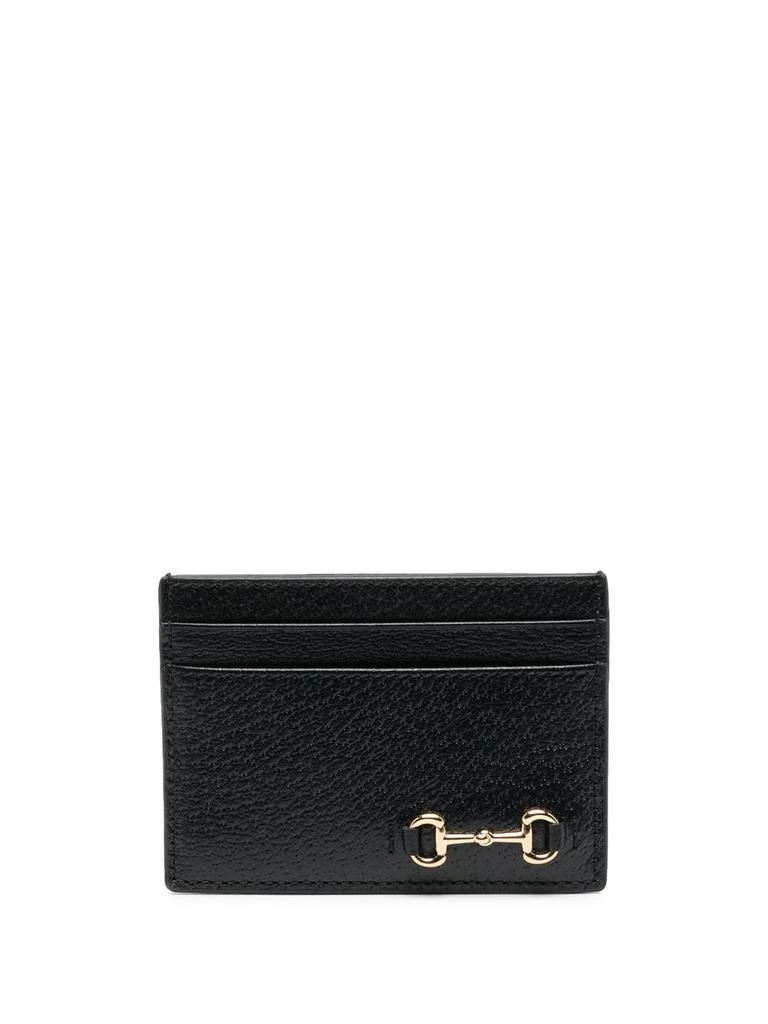 商品Gucci|GUCCI - Horsebit Leather Card Case,价格¥2331,第1张图片