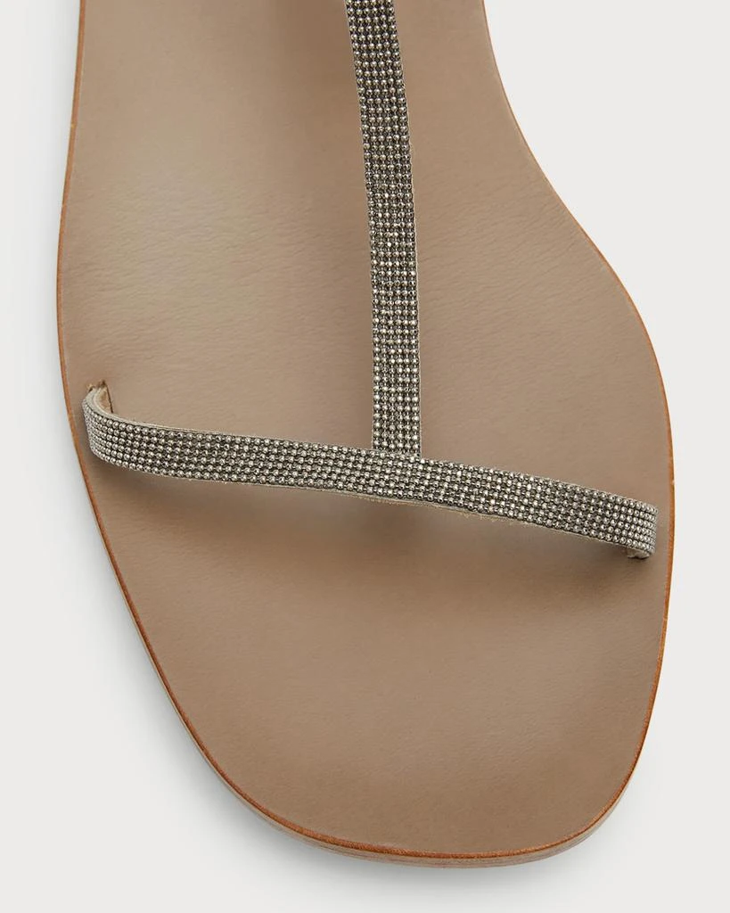 Monili-Trim Thong Slingback Sandals 商品